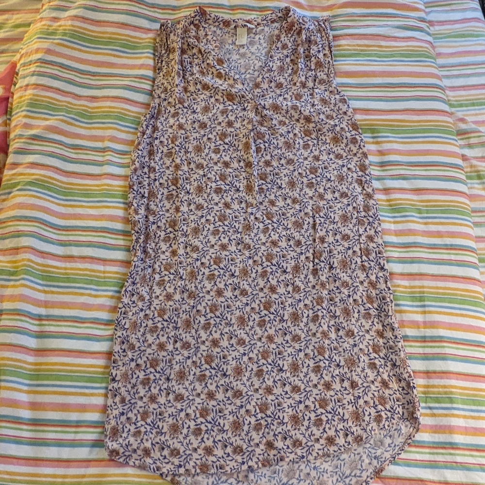 Floral midi dress H&M size 12